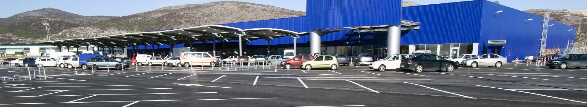 Segnaletica commerciale in cemento